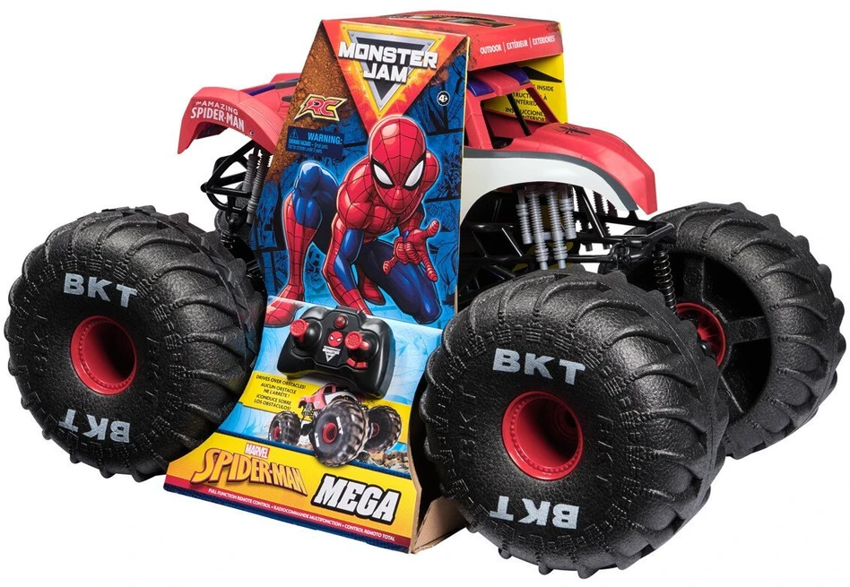 Nezatříděno MONSTER JAM R/C transporto priemonė Marvel Spiderman MEGA, 6070554