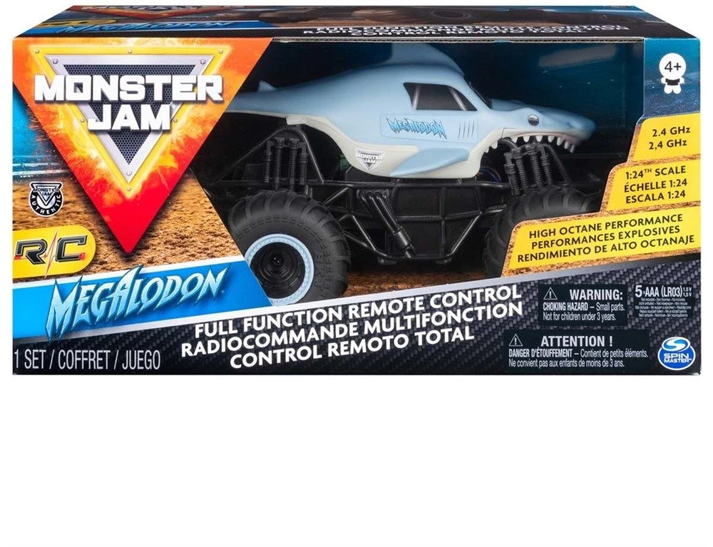 MONSTER JAM visureigis RC 1:24 Megalodon, 6044952