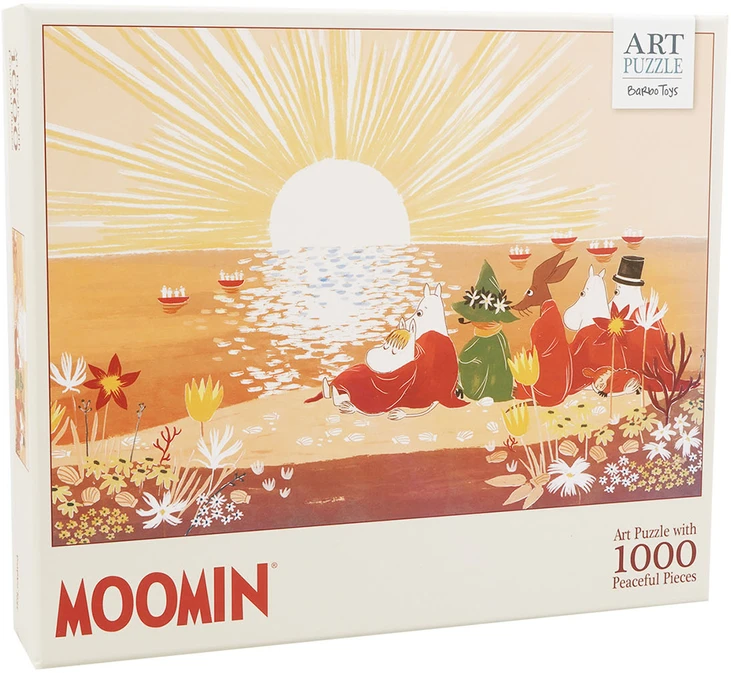 Moomin Muminas - 1000 detalių dėlionė, raudona (800066)