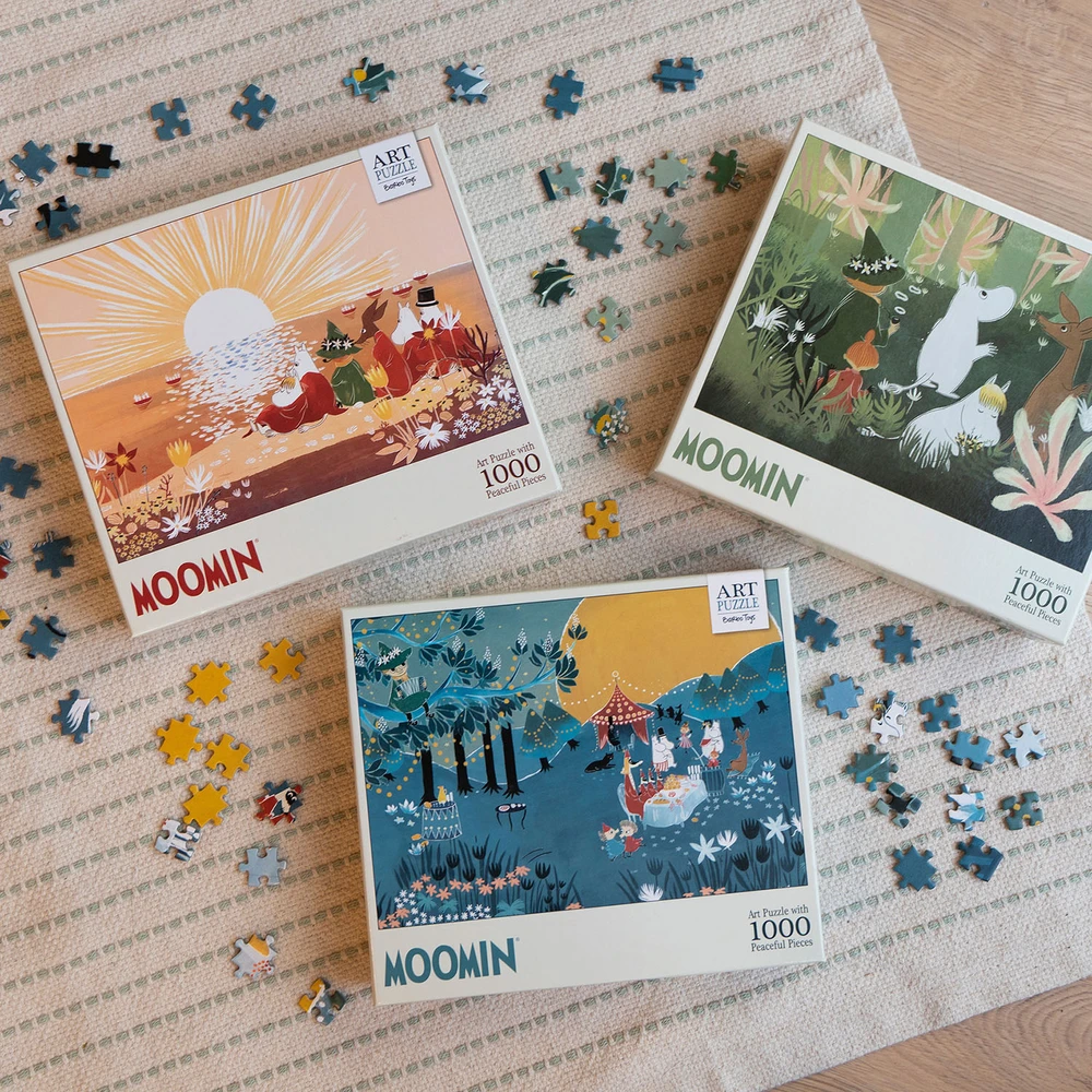 Moomin Muminas - 1000 detalių dėlionė, raudona (800066)