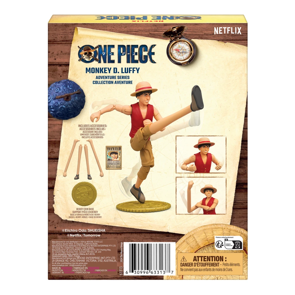 Mooseone Piece „One Piece“ – veiksmo figūrėlė Luffy – 15 cm (20474)
