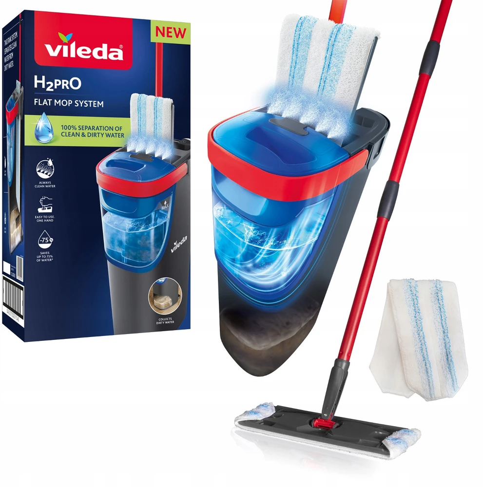 Grindų plovimo rinkinys Vileda H2prO