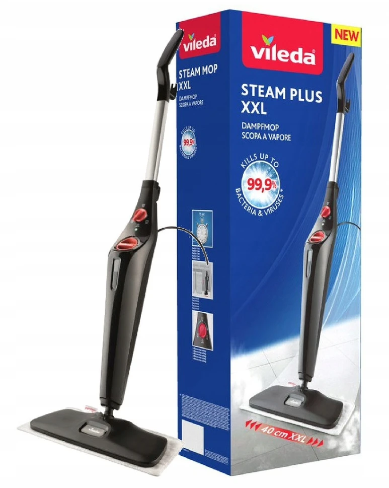 Garų šluota VILEDA Steam XXL 3.0