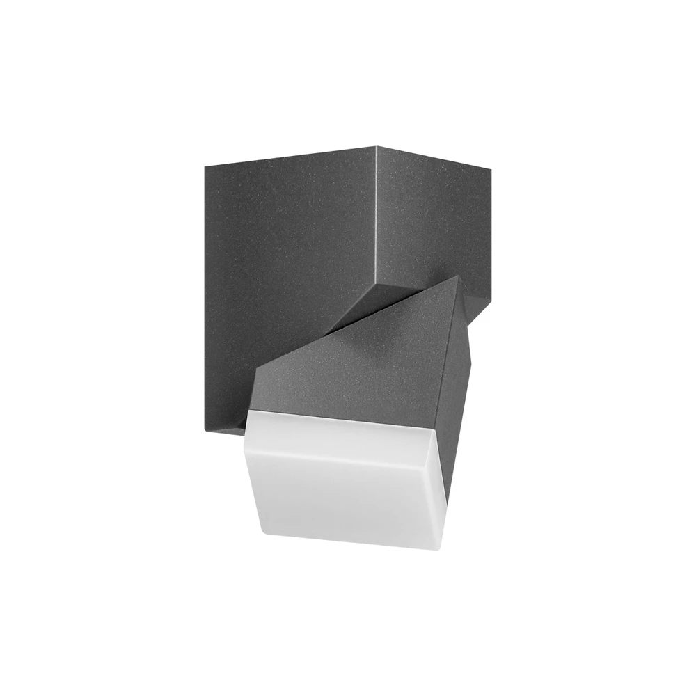 Sieninis šviestuvas Orno MORPH LED 6W, fasado šviestuvas, 600lm, IP54, 4000K, pilkas