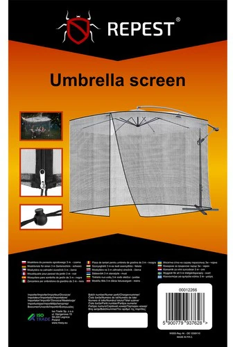 Malatec Sodo sketinis tinklelis nuo uodu 3m - juodas