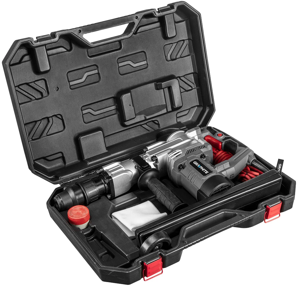 Graphite Młot SDS Max 1300W griovimo plaktukas, lagaminas