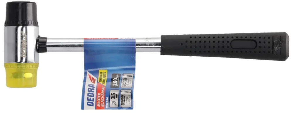 Dedra Plaktukas skardai 35 mm galvute gumaplastikas plieno cokolis