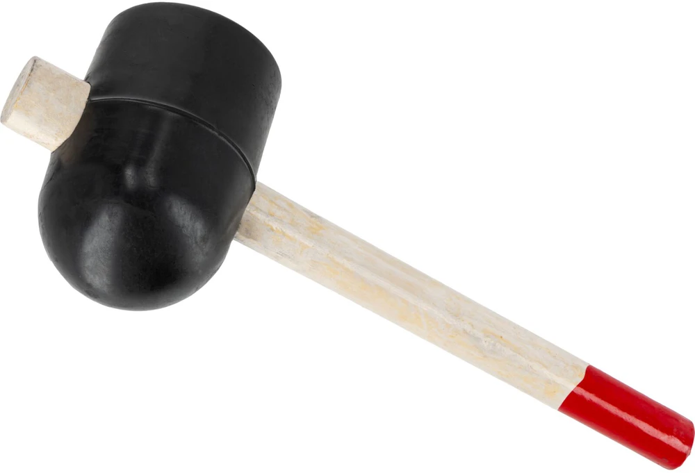 Mega Młotek Guminis plaktukas 1115 g, skersmuo 90 mm, medinė rankena