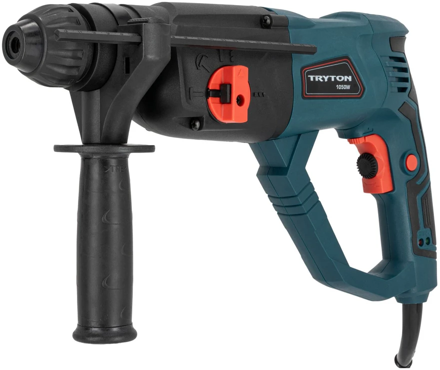 Tryton Młoto-wiertarka 1050 W SDS+ smūginis gręžtuvas, 4 funkcijos, dėklas, priedai