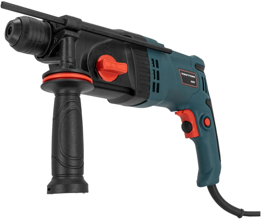 Tryton Młoto-wiertarka 900 W SDS+ smūginis gręžtuvas, 4 funkcijos, 2,4 J, dėklas, priedai