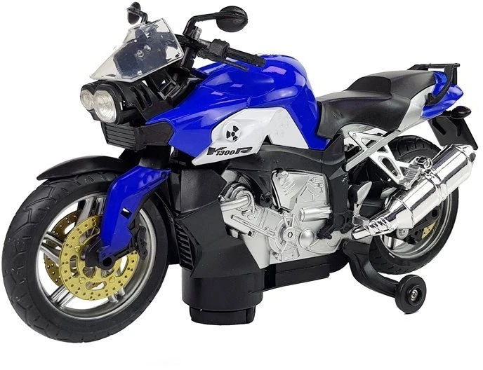 Žaislinis motociklas Lean Toys, mėlynas/juodas