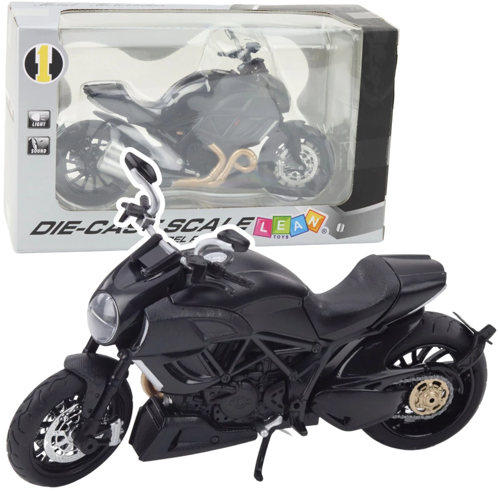 Lean Toys Metalinis sportinio motociklo modelis 1:12