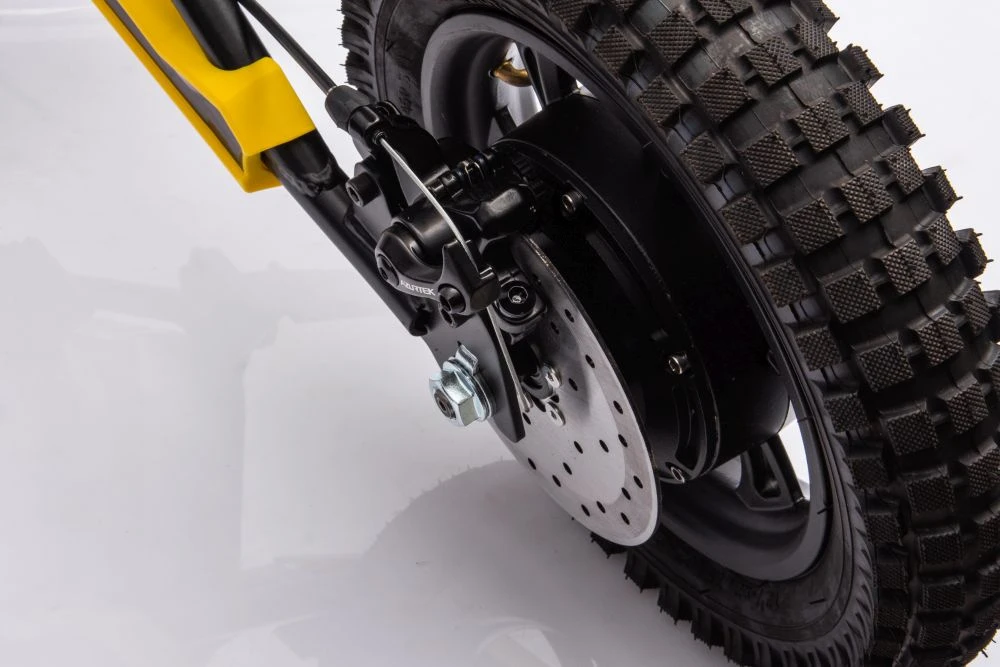 Elektrinis krosinis motociklas Lean Cars A9901, geltonas