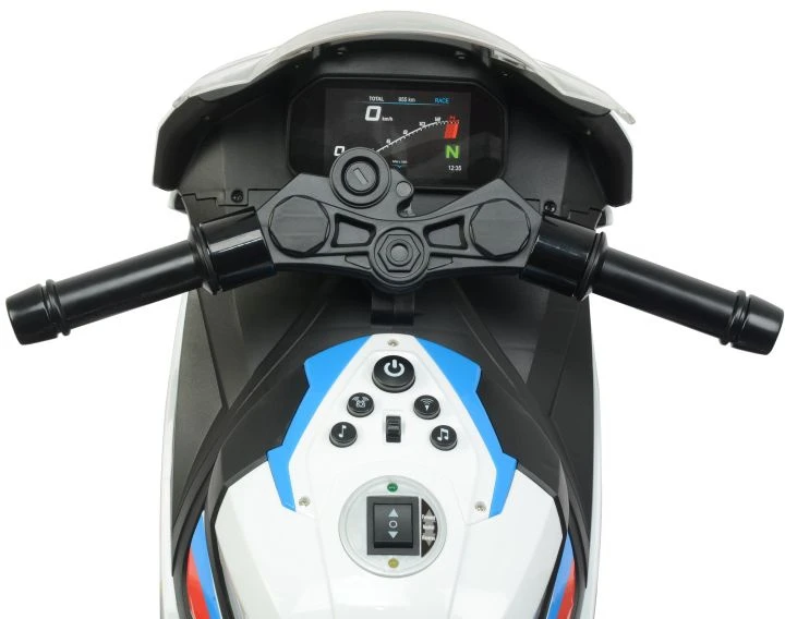 Elektromobilis vaikams Lean Cars BMW S1000RR 2156, baltas