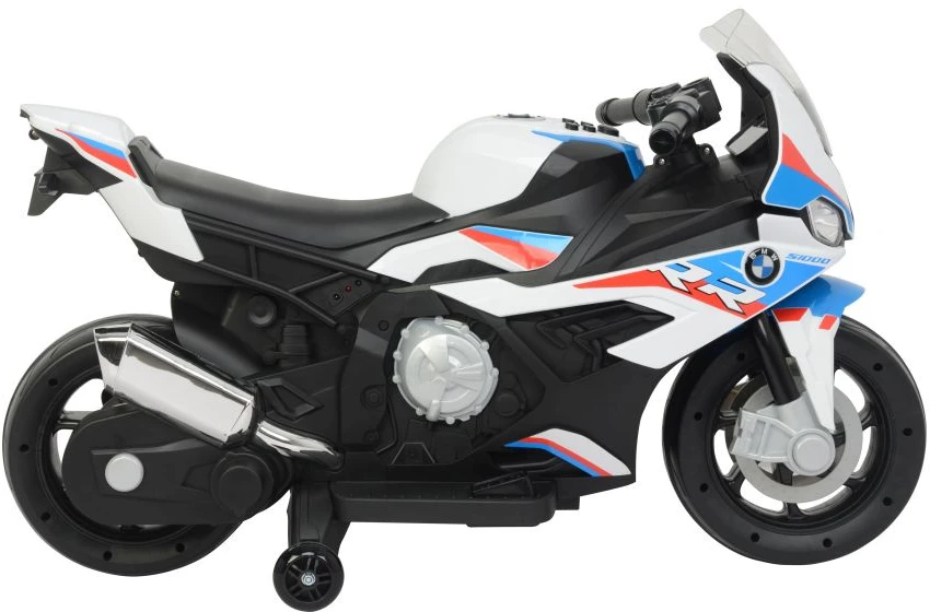 Elektromobilis vaikams Lean Cars BMW S1000RR 2156, baltas