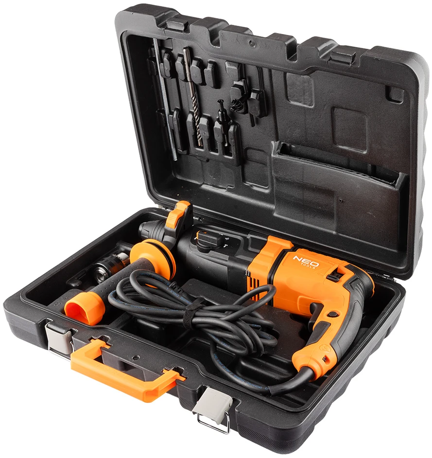 Neo Tools Perforatorius SDS+ smūginis gręžtuvas 900 W, 3,5 J, lagaminas
