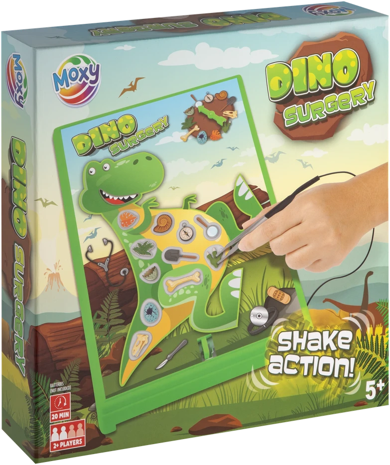 Moxy - Dinozaurų chirurgija, žaidimo lenta 24,5x17,5 cm (300086)