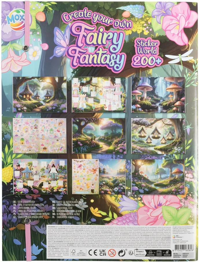 Moxy - Lipdukų pasaulio knyga „Fėjų fantazija“ (100074-01)