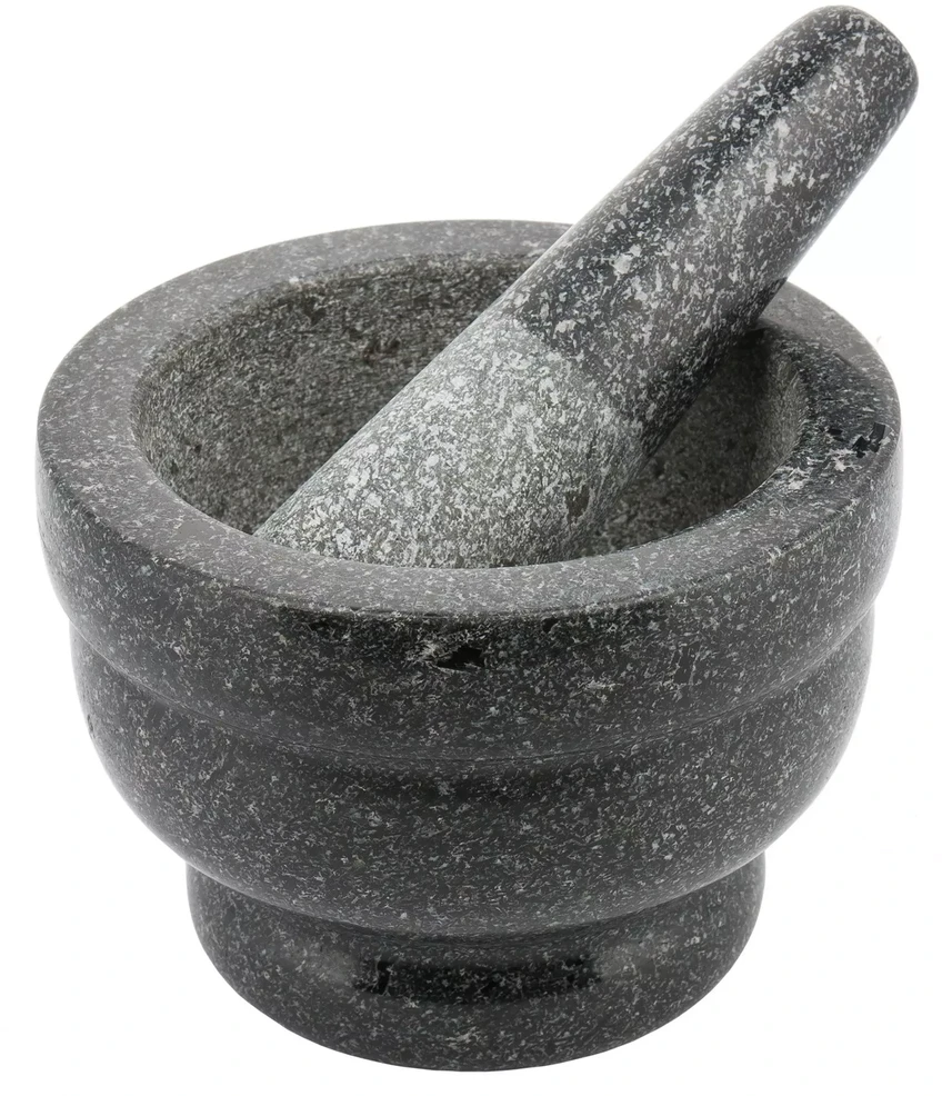 King Hoff Moździerz Skiedinys, akmenų rinkinys po 2, skersmuo 14x10cm kinghoff