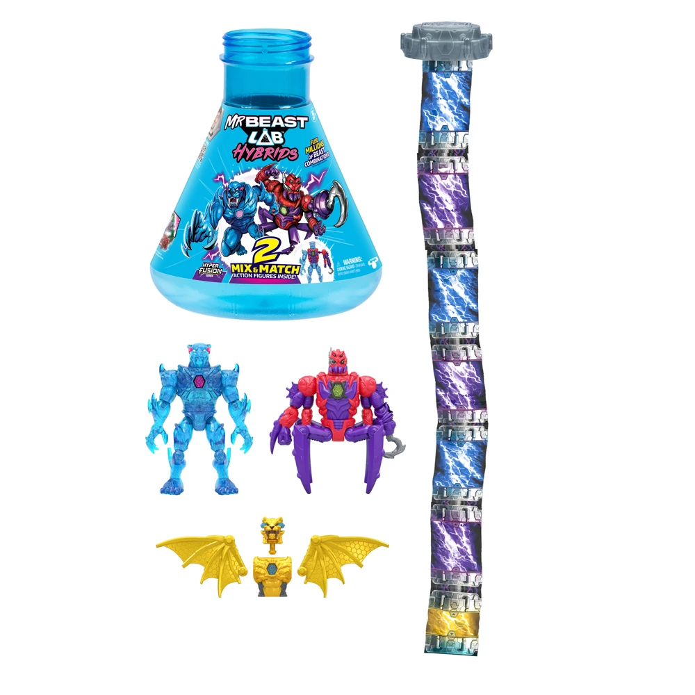 Mr Beast Lab „MrBeast Lab“ – hibridinės figūrėlės – 2 vnt. (20442)
