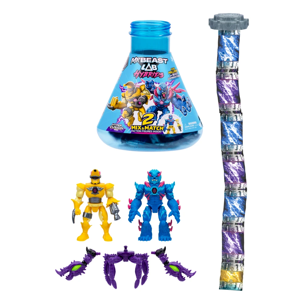 Mr Beast Lab „MrBeast Lab“ – hibridinės figūrėlės – 2 vnt. (20442)
