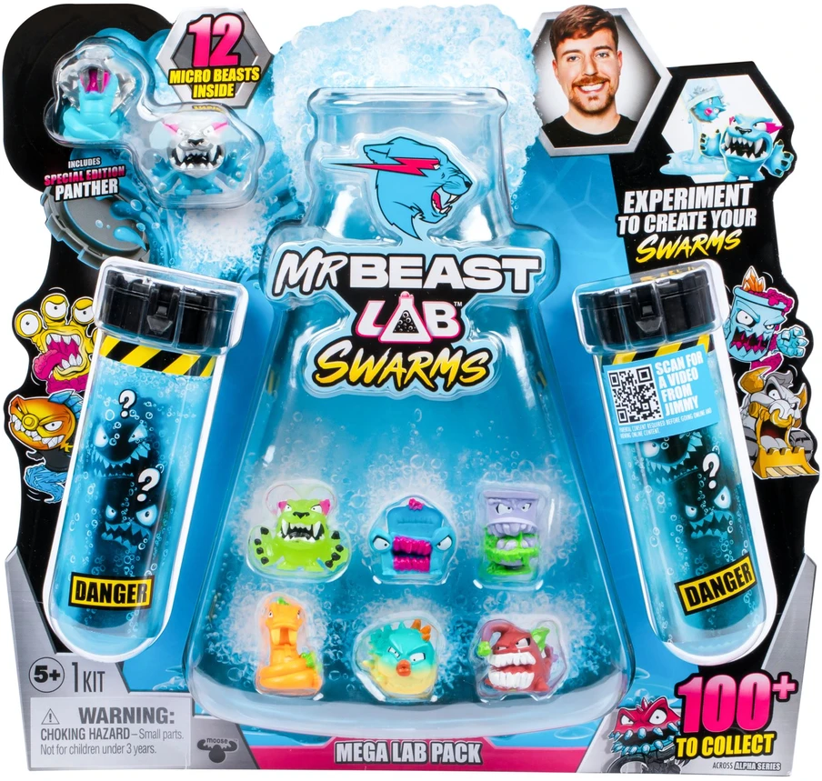 Mr Beast Lab „MrBeast Lab“ – „Swarms Mega Lab“ 12 vnt. pakuotė (20349)