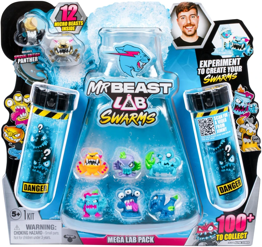 Mr Beast Lab „MrBeast Lab“ – „Swarms Mega Lab“ 12 vnt. pakuotė (20349)