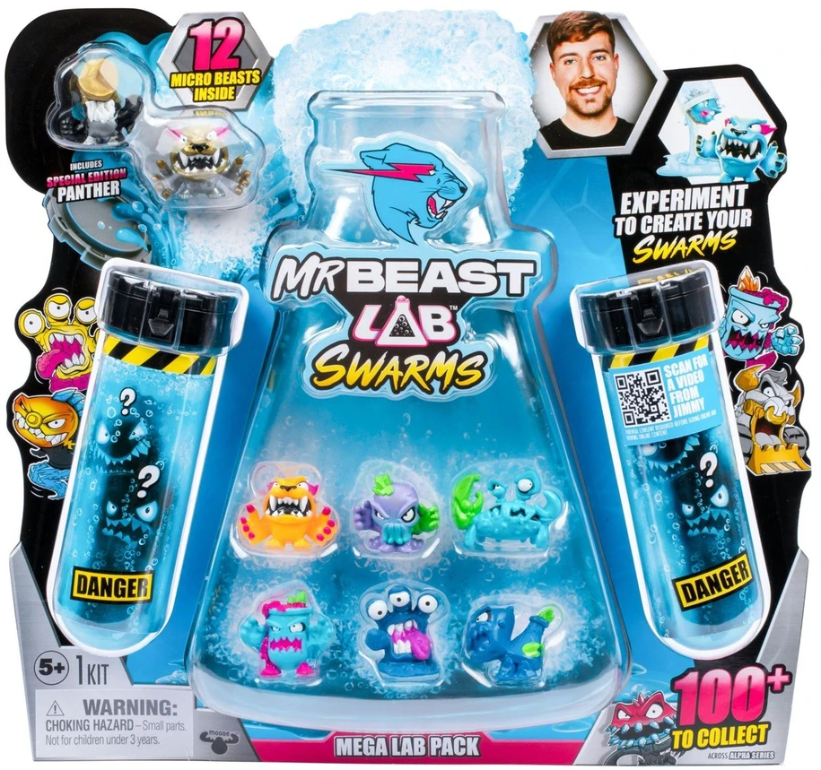 Mr Beast Lab „MrBeast Lab“ – „Swarms Mega Lab“ 12 vnt. pakuotė (20349)
