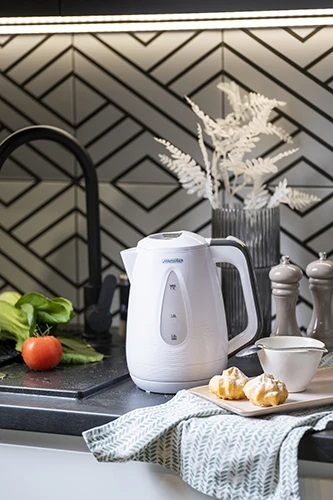 Mesko | Virdulys | MS 1261g | Electric | 2200 W | 1.7 L | Polypropylene | 360° rotational base | Pilkas