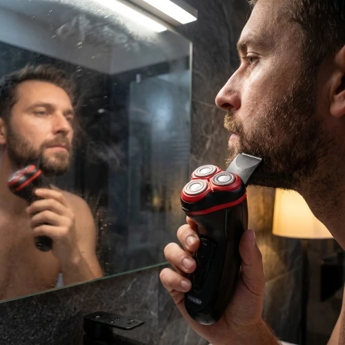 Barzdaskutė Mesko | Electric Shaver | MS 2926 | Operating time (max) 30 min | NiMH | Juodas