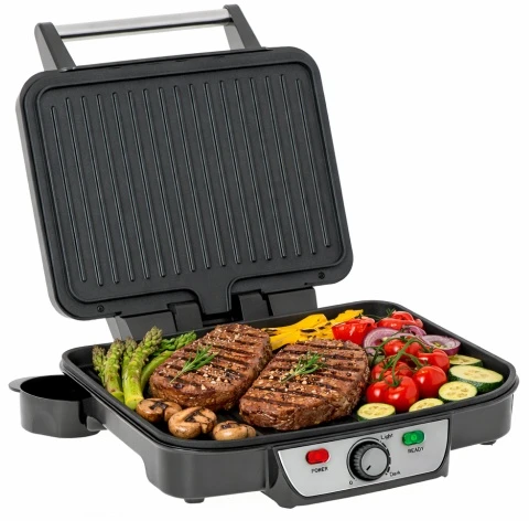 Mesko | Grilis | MS 3050 | Contact grill | 1800 W | Juodas/Nerūdijantis plienas