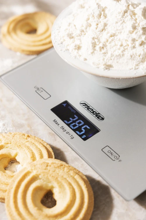 Virtuvinės svarstyklės Mesko | Virtuvės svarstyklės | MS 3145 | Maksimalus svoris (talpa) 5kg | Graduacija 1 g | Ekrano tipo LCD | Sidabrinis