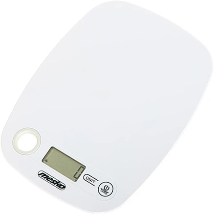 Mesko | Virtuvinės svarstyklės | MS 3159w | Maximum weight (capacity) 5kg | Graduation 1 g | Ekranas type LCD | Baltas