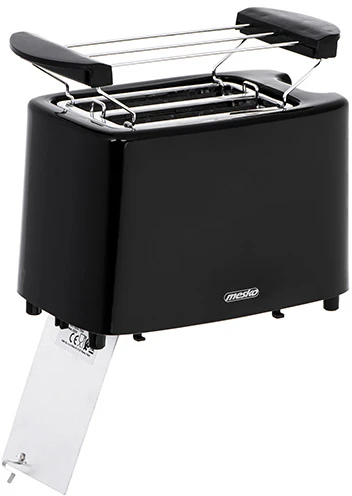 Mesko | Skrudintuvas | MS 3220 | Galia 750 W | Lizdų skaičius 2 | Korpuso medžiaga Plastikas | Juodas