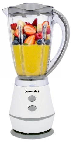 Mesko | MS 4060 | Stalviršis | 500 W | Stiklainio medžiaga Plastikas | Stiklainio talpa 1 L | Baltas/ pilkas