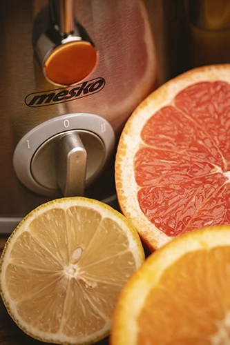 Sulčiaspaudė Mesko | Juicer | MS 4126 | Type Automatic juicer | Nerūdijantis plienas | 600 W | Extra large fruit input | Greičių skaičius 3