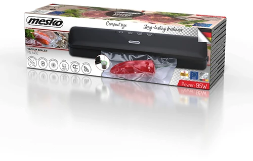 Mesko | Vacuum sealer | MS 4492 | Power 95 W | Juodas