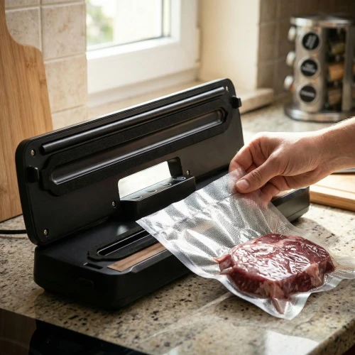 Mesko | Vacuum sealer | MS 4492 | Power 95 W | Juodas