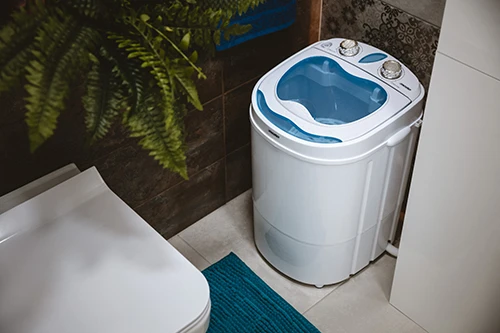 Skalbimo mašina pusiau automatinė Mesko MS 8053, Baltos spalvos
