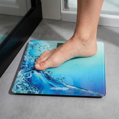 Mesko | Vonios svarstyklės | MS 8156 | Didžiausias svoris (keliamoji galia) 150 kg | Tikslumas 100 g | Mėlyna