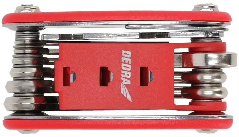 Dedra Multitool Daugiafunkcinis dviračių remonto rinkinys, 15 dalių, CRV