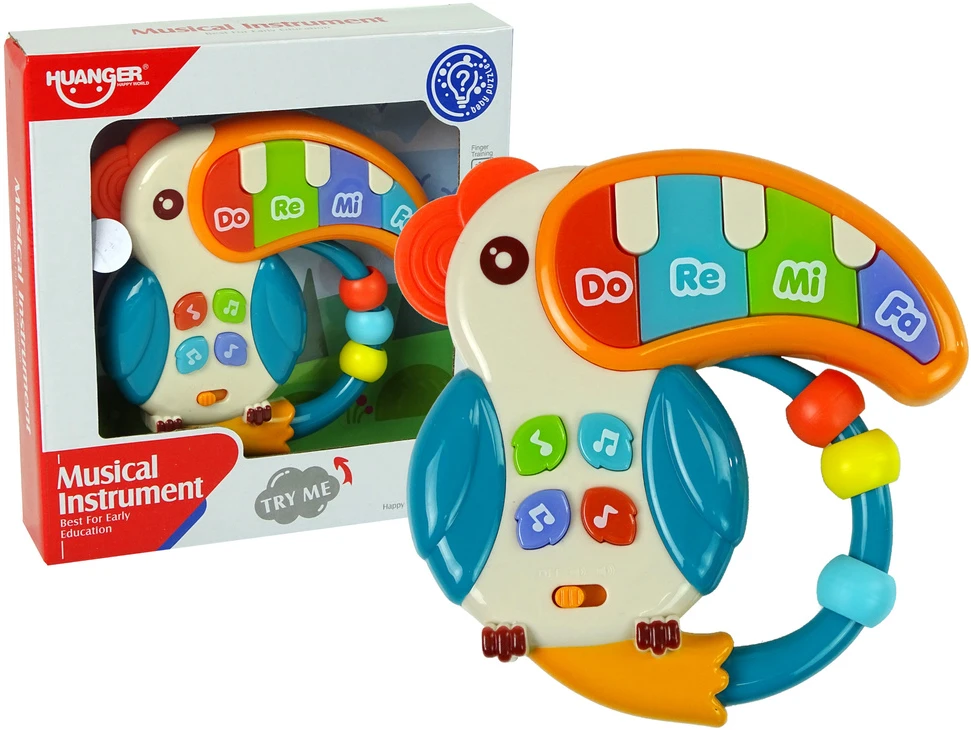 Lean Toys Edukacinis žaislas muzikinis fortepijonas