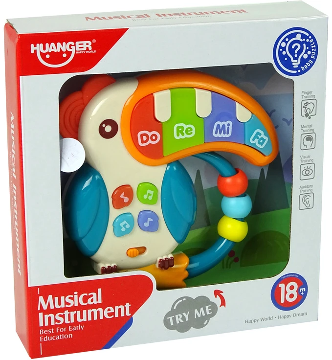 Lean Toys Edukacinis žaislas muzikinis fortepijonas