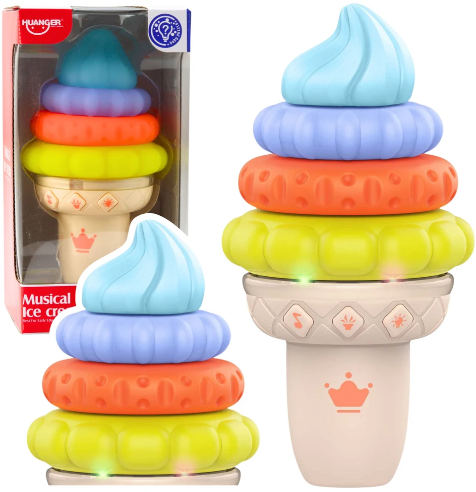 Lean Toys Muzikinis edukacinis žaislas mažyliams su šviesomis ir garsais