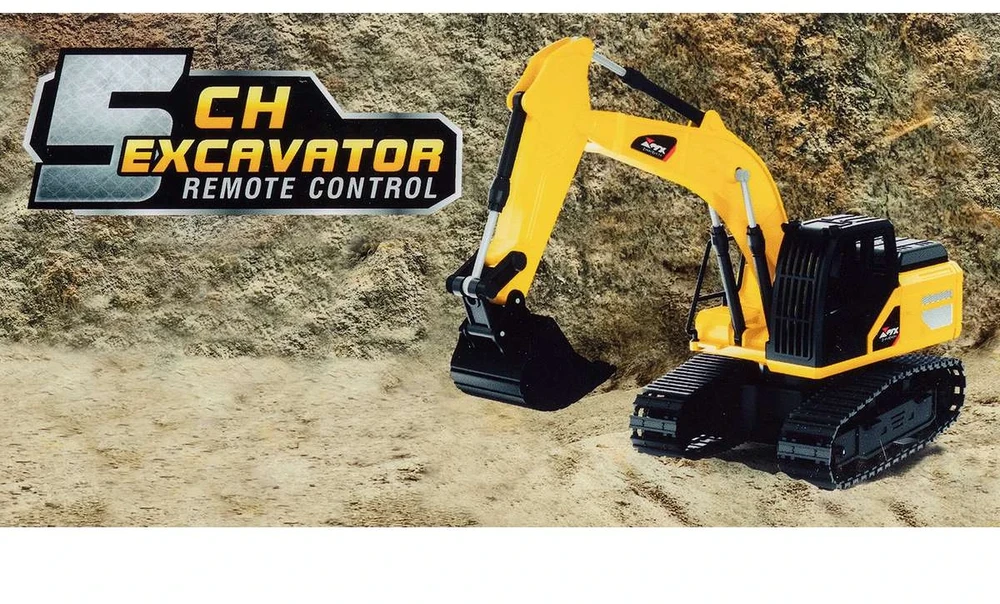MX R/C Constructions - Ekskavatorius, nuotoliniu būdu valdomas 1:24, 2,4 GHz, 3,7 V, 500 mAh, 6 kanalai (471460)