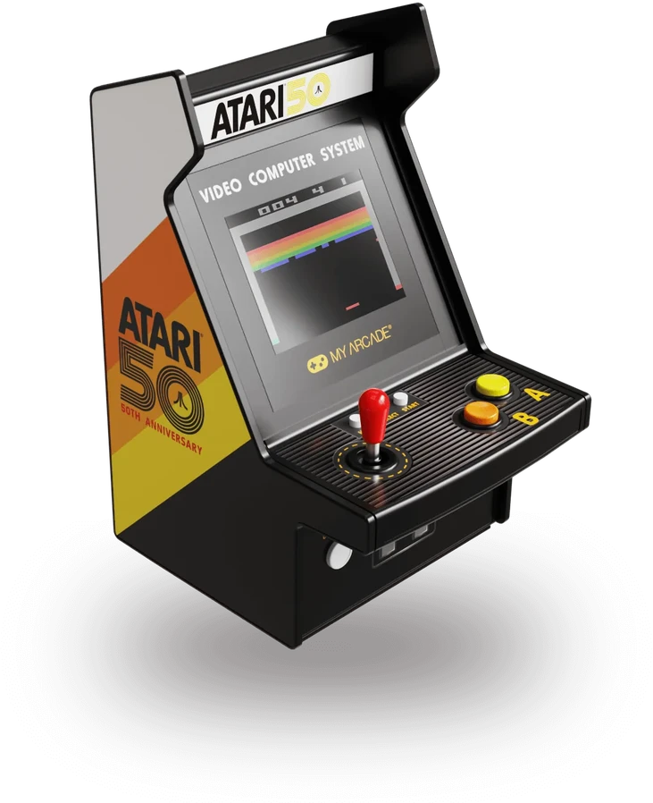 MY ARCADE Mano Arkadinis Mikro Grotuvas Pro Atari 100 Žaidimų 6,75"