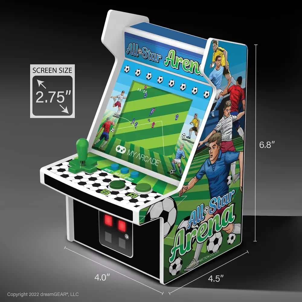 Žaidimų konsolė - MY ARCADE All Star Arena 308 Games Micro Player