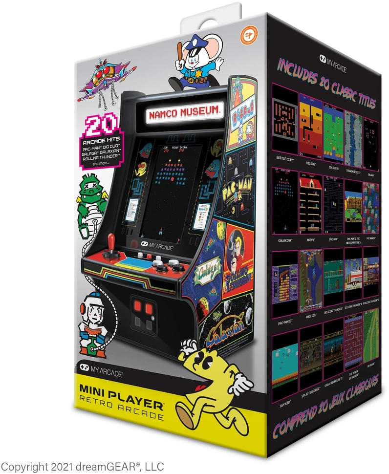 „My Arcade Mini Player Namco Museum 20“ žaidimų