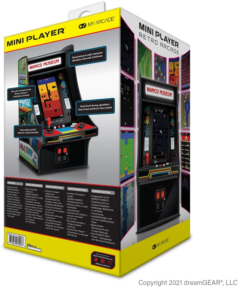 „My Arcade Mini Player Namco Museum 20“ žaidimų