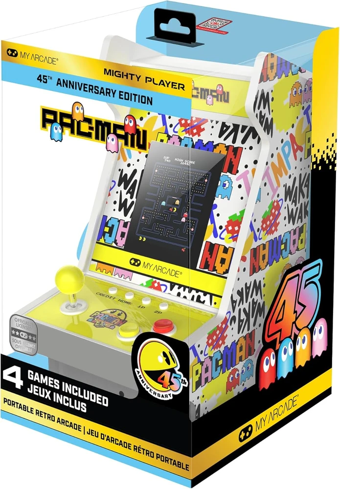 My Arcade - Pac Man Mighty Player - Portable Gaming System (45th Anniversary)